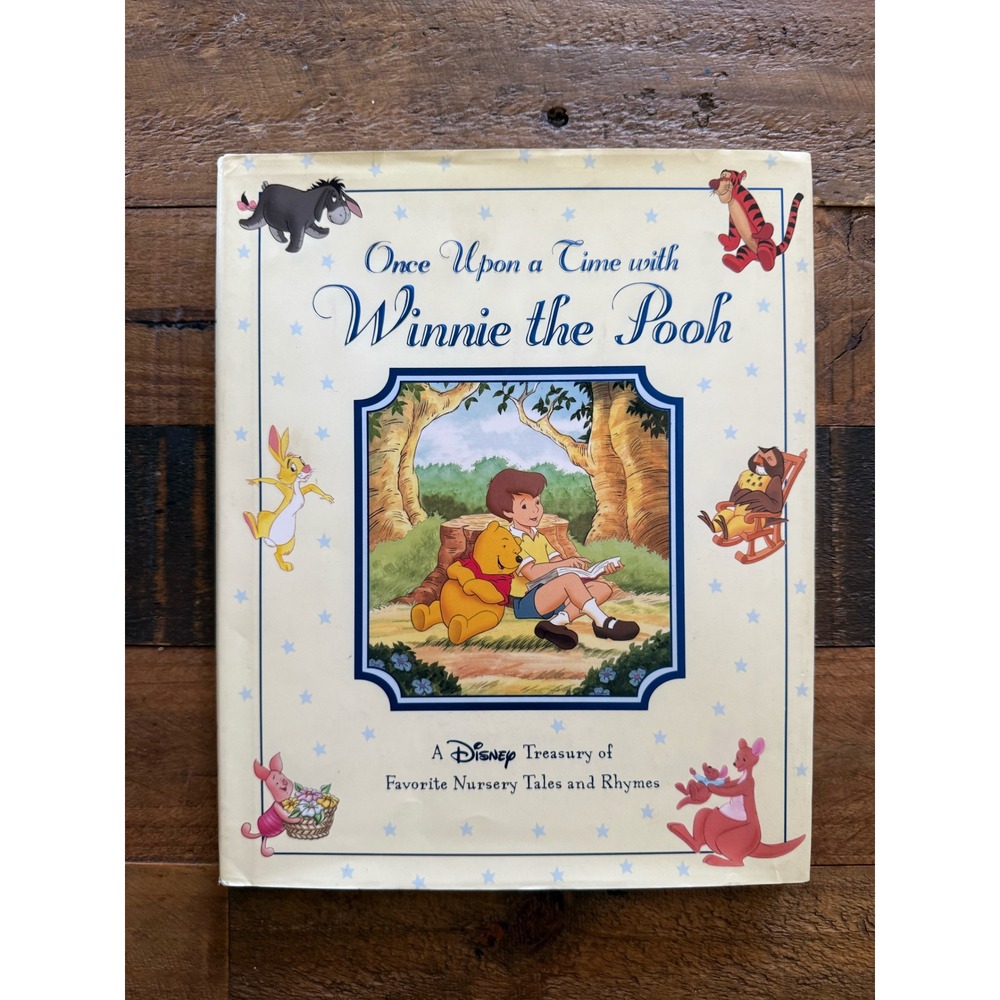 Disney Winnie the Pooh Once Upon a Time Nursery Tales Rhymes Hardcover Book